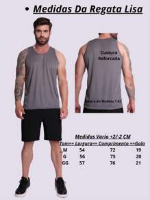 Men's Dry Fitness Tank Tops In Assorted Colors For Gym Training - Royal Blue - View 4