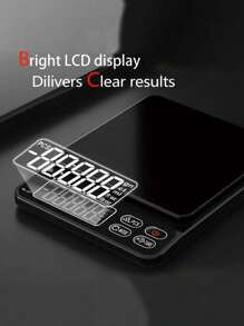 1PC Multi-Purpose Kitchen Food Digital Scale, Small Stainless Steel Coffee Kitchen Scale, 3kg Libra Type Kitchen Scale, Convertible Multiple GGNCFTFL . Oz LB: Oz, Mini-Food Scale, Professional Electronic Jewellery Scale, Backlit Liquid Crystal Display, For Home Cooking Scales, Travel, Food, (No Battery)