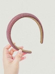 1pc Women Luxury/Unique Five-Pointed Star Studded Sponge Headband, Dressy Crown Tiara, Suitable For Daily Wear