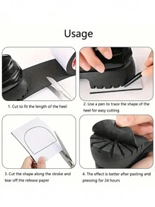 Maschenförmige verschleißfeste Dämpfersticker, geräuschdämmende Anti-Rutsch-Klebepads für Schuhsohlen, Winterzubehör