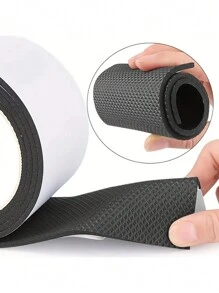 Maschenförmige verschleißfeste Dämpfersticker, geräuschdämmende Anti-Rutsch-Klebepads für Schuhsohlen, Winterzubehör