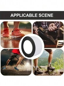 Maschenförmige verschleißfeste Dämpfersticker, geräuschdämmende Anti-Rutsch-Klebepads für Schuhsohlen, Winterzubehör