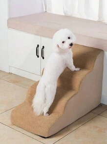 Dog Stairs With Anti-Slip Bottom, Detachable & Washable Pet Steps Puppy Keep Puppy Keep Cat Toys Cat Scratching Post - Beige - View 16
