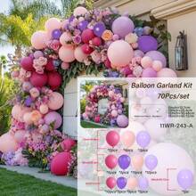 Bộ vòng hoa bóng bay nhiều màu bằng cao su Latex, Gander Reveal, Đám cưới, Sinh nhật, Kỷ niệm, Tốt nghiệp, Ngày lễ, Lễ kỷ niệm, Trang trí trong nhà ngoài trời, Vật dụng trang trí tiệc - Nhiều màu - Xem 12