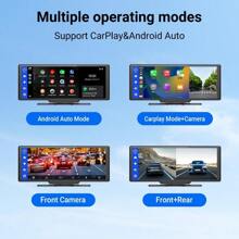 Écran tactile de voiture sans fil CarPlay Android, écran tactile de voiture portable de 10,26 pouces Carscreenpro Moniteur de jeu de voiture Écran de mise à niveau Écran d'affichage de voiture Radio CarPlay Mise à niveau - Noir - Voir 5