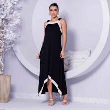 Lola Plus Size Women's Dress Premium Fashion - 黑色 - 查看 1