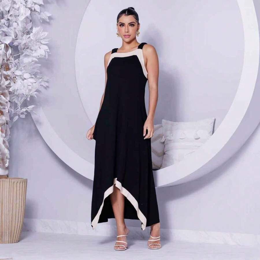 Lola Plus Size Women's Dress Premium Fashion - 黑色 - 查看 1