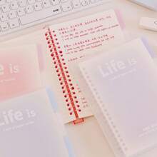 A5 Removable Notebook, Thick & High-Quality, 5-Ring Binder Back To School - one-size - View 9