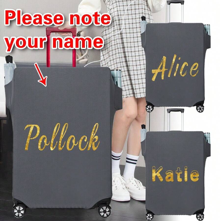 Customized Exclusive New Luggage Cover, Suitable For 18-32 Inch Fashion Bags, Thicker Elastic Dust Bags, Bags, Travel Accessories, Luggage Protection Box