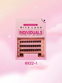 RITALASH RITALASH 40pcs 72pcs Cluster Lash DIY 6 Styles Eyelash Extensions D Curl Long Individual Lashes Mixed Tray Lash Clusters Extensions DIY Cluster Lash At Home