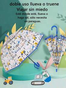 Umbrellas And Rain Hat Umbrellas - Blue - View 1
