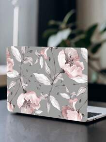 1PC Fresh And Simple Flowers Laptop Skin, Made Of High Quality Waterproof And Anti-Scratch Pvc Material, Suitable For Office Desk Tops, Student Desks And Travel Use, Adds Personalized Decor And Protects The Surface Of Your Laptop, Peel And Stick;Can Be Used For  Case