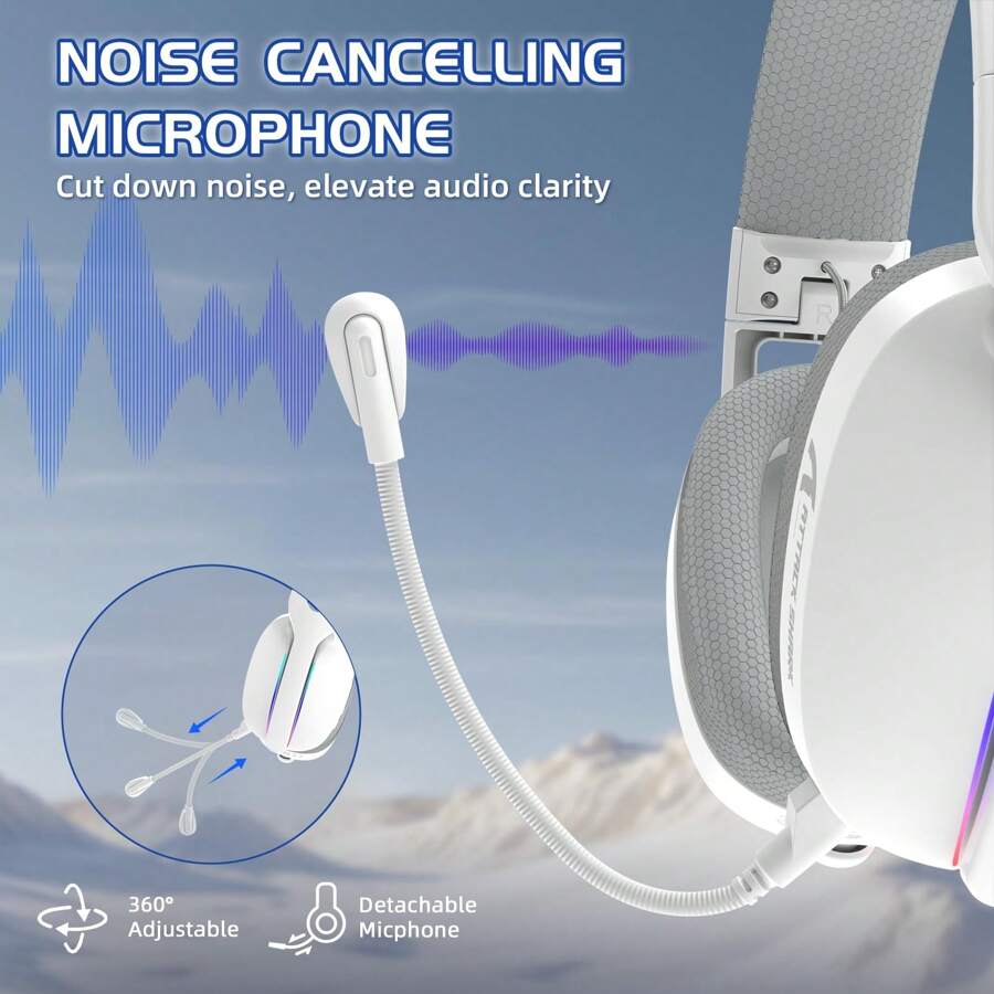 ATTACK SHARK ATTACK SHARK L90 kabellose Gaming-Kopfhörer, Bluetooth/2,4 ...