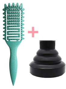 Hair Styling Tool Set,1PC Universal Collapsible Hair Dryer Diffuser Attachment Fit Most Of Blow Dryers,1PC New Curl Defining Hair Brush For Shaping & Defining Curls,For Women Christmas Gifts - Multicolor - View 12