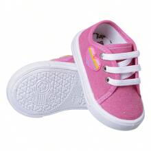 Children's Sneakers Girls Heart Colors Delicate - 玫紅色 - 查看 2