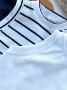 Kit 3 Girls' Tank Tops Ribbed Fabric 4 To 12 Charm Elegance - Nhiều màu - Xem 4