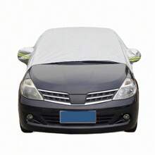 Large Aluminum Foil Car Windshield And Window Snow Frost Ice Cover Cover Winter Windscreen Protector UV Protection - Silver - View 2