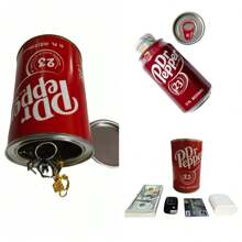 Metal Iron Coin Jar Fake Cola Can Personal Money Fake Beverage Jar Creative Safe Unexpected Storage Box Appearance Disguised - Multicolor - View 1