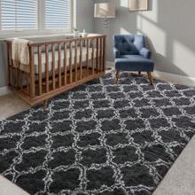 Area Rug,5x8 Shag Area Rug For Living Room Bedroom , Fluffy Rug Plush Rug, Soft Home Floor Carpet,Home Decoration,2025 - Grey - View 9