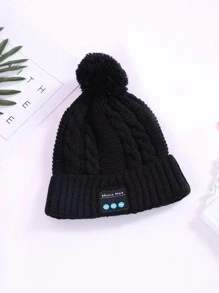 热销 V5.0 无线耳机针织帽带扬声器，立体声，女款设计 - WM5 - 查看 6