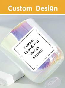 80pcs Custom Logo Square Stickers - 2x2"/5.1x5.1cm White Waterproof Paper Label Stickers For Branding, Barcode Packaging & Small Businesses- Personalized Adhesive Brand Logo Round Corner Square Vinyl Sticker Label Back To School - Custom Made - View 5