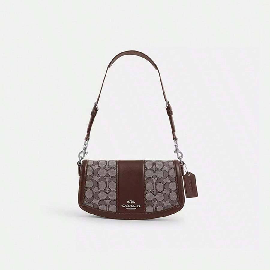 Andrea Women's Shoulder Bag, Signature Jacquard Women's Shoulder Bag, Underarm Bag