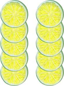 Lát chanh nhân tạo - Mô phỏng lát chanh nhựa giả trái cây nhân tạo giống như thật mô hình trái cây nhỏ cho nhà bếp bàn tiệc trang trí chụp ảnh đạo cụ trang trí đám cưới (nhiều màu), đồ trang trí giáng sinh, đồ trang trí giáng sinh, trang trí phòng ngủ, đồ trang trí giáng sinh nhà, trang trí nhà, quà tặng tiệc, sinh nhật - Nhiều màu - Xem 15