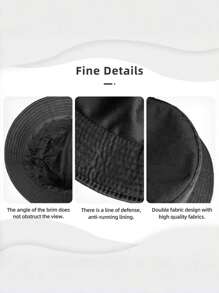 1pc Custom Bucket Hats Bulk Personalized Bucket Hat Your Design Here Fashion Custom Hats Customized Gifts - Multicolor - View 5