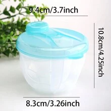 Hộp đựng sữa bột di động On-The-Go độc lập ba lớp có thể xoay Hộp đựng sữa bột khô - Nhiều màu - Xem 5