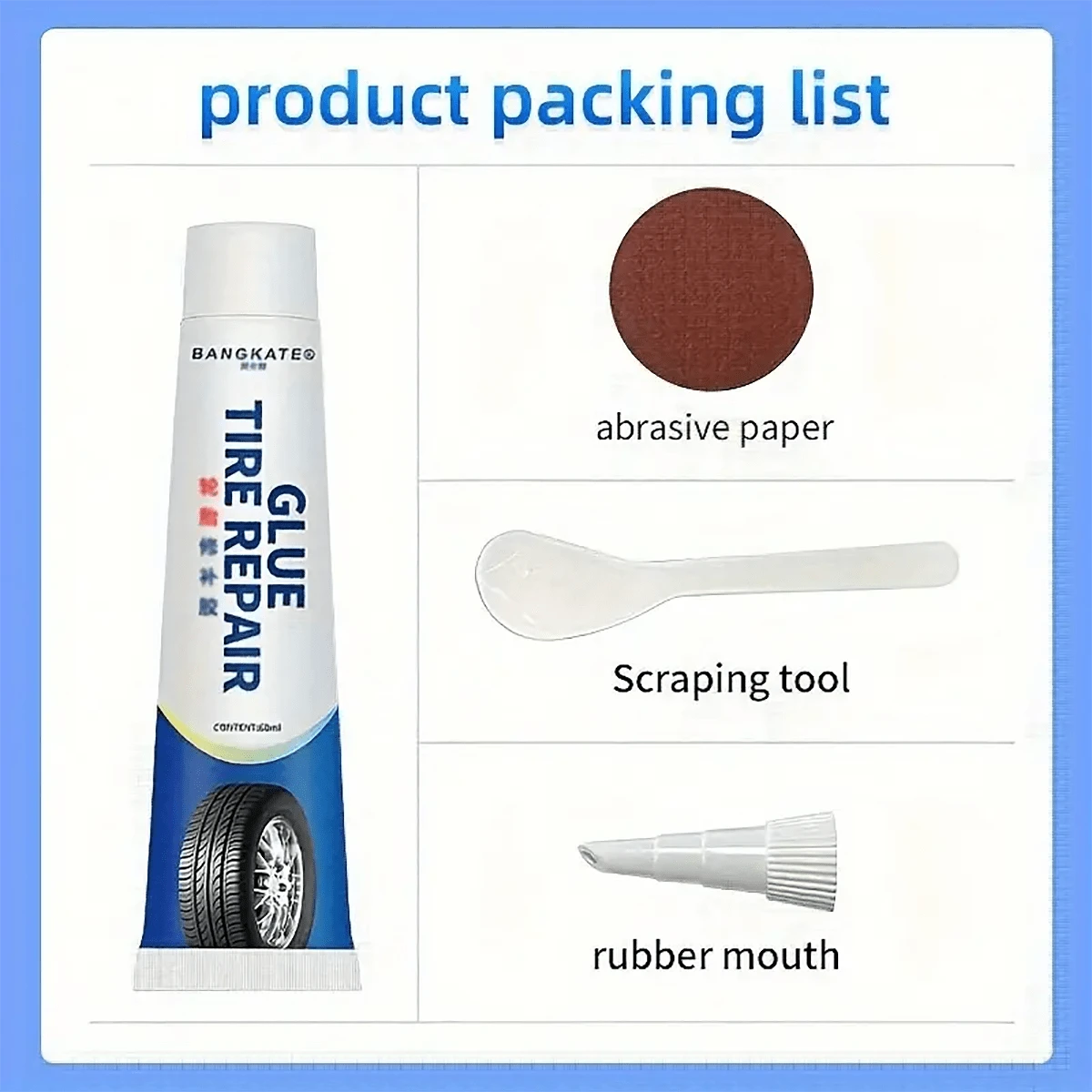 Mastice Per Riparazione Pneumatici Zinueen - Sigillante 120 Ml, Per Auto, Moto E Biciclette