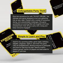 KAWAII KOI Drinking Game For Parties & Game Nights - I'M NOT DRUNK & TOO 21st Birthday Gift & Bachelorette Party Game With 55 Cards - Hilarious Unforgettable Drinking Card Game - Get The Party Started