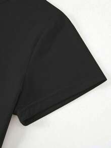 圣诞礼物标语印花圆领短袖女式 T 恤