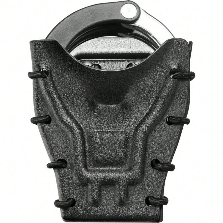 Gun Flower Kydex Handcuff Pouch For  Belt, Handcuff Case Fit Asp Handcuff/Hinged Handcuff/Chain Handcuff/Folding Rigid Handcuff. Cuff Holder - Black - View 1