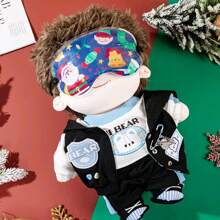 Pattern Eye Mask, Blackout Eye Mask, Cartoon Design Eye Mask, Skin-Friendly Material, Gift Birthday Gifts Graduation - Multicolor - View 5