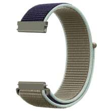 Correa de nilón de 20 mm y 22 mm para Galaxy Watch 7/6/5/4/FE/Active 2 de 40 mm y 44 mm / Galaxy Watch 5 Pro de 45 mm / 4 Classic de 42 mm y 46 mm / Galaxy 6 Classic de 43 mm y 47 mm, paquete de 6 correas deportivas de bucle de tela para mujer y hombre