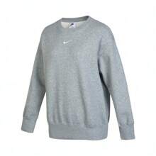 2024 女款 Nike AS W NSW PHNX FLC OS CREW 套头针织圆领运动衫，DQ5734-063