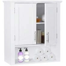 Bathroom Door Wall Mounted Cabinet Hanging Medicine Cabinet Storage Organizer - 1 - View 1
