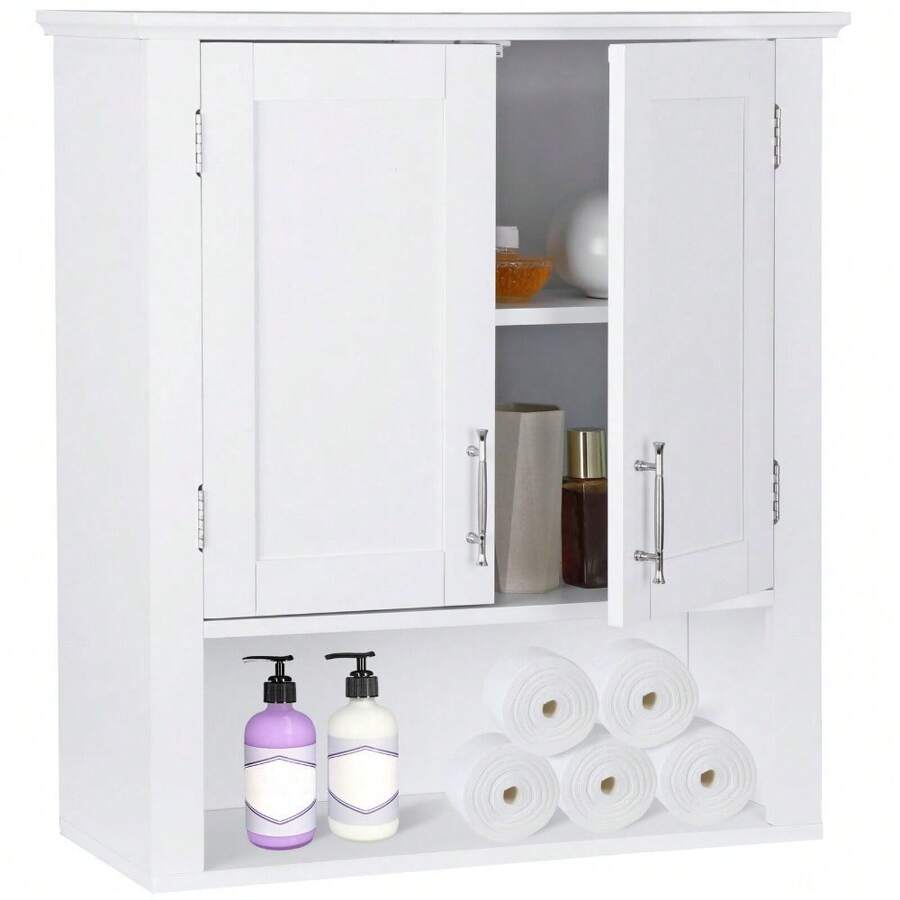 Bathroom Door Wall Mounted Cabinet Hanging Medicine Cabinet Storage Organizer - 1 - View 1