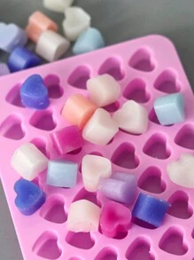 1 件 56/55 型腔迷你心形硅胶模具 DIY 装饰 - Heart - 查看 4