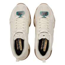 Skechers Pantofi sport casual STAMINA 3.0, model retro, cu amortizare, pentru femei, pentru mersul pe jos și sport zilnic. Pentru mărimile 37 și peste, se recomandă comandarea cu jumătate de mărime mai mică. 896151-NAT