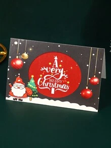 50 piezas de tarjetas de felicitación de cumpleaños, Día de San Valentín, Navidad, Nochebuena con bendiciones manuscritas, tarjetas de regalo con flores, tarjetas de Año Nuevo - Multicolor - Ver 9