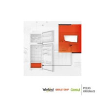 Front Vegetable Drawer Refrigerator Brastemp Brm39/Brm42 - 無色 - 查看 4