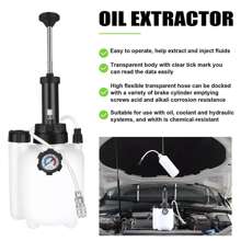 3L+1L Car Brake Bleeder Clutch Bleeding System Fluid Pressure Bleeder Tool Set - White - View 2