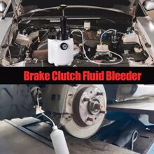 3L+1L Car Brake Bleeder Clutch Bleeding System Fluid Pressure Bleeder Tool Set - White - View 7