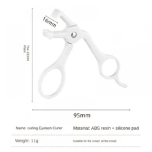 1pc Eyelash Curler, Wide Angle, Compact Design, Easy To Use, Long-Lasting Curl Without Pinching Eyelids