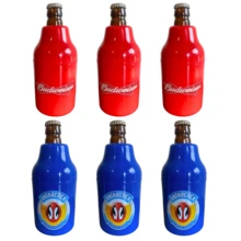 Kit 6 Litrinho Can Holder Beer Holder 350ml Thermal Long Neck Brands - Nhiều màu - Xem 1