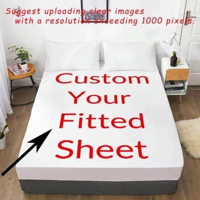 3PCS Customized Bed Sheets, Couple Bedding Customization, Personalized Customized Picture Bed Sheets, Digital Printing, Suitable For Both Boys And Girls, Birthday And Holiday Gifts, Suggest Uploading Clear Images With A Resolution Exceeding 1000 Pixels Modern, Cute Kawaii Adorable Custom, Unique Treasurefinds, Baby Gifts, Cute Baby, Toddler Fashion Ideal Gifts For Him Family, Friends, Daughter, Son, Her For Children's Day