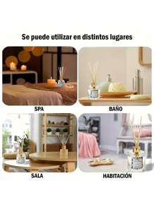 100ml Aromatic Reed Diffuser Air Freshener With Fruity And Harmonious Aromas - Gardenia - View 4