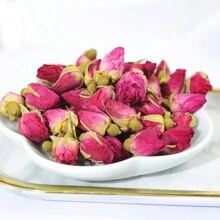 1 pacote (30g) Material de flores secas naturais - botões de rosa espinheiro vermelho, miosótis azul, decoração de flores preservadas para café, restaurante, mesa, sabonete faça você mesmo, vela, artesanato floral