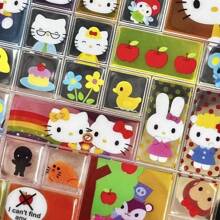 Sanrio 58 peças autoadesivas, adesivos de papel para bagagem, adesivos para laptop, adesivos para capa de celular, adesivos para motocicleta, adesivos para janela de carro, adesivos de parede e adesivos para caneca. Design à prova d'água. Presente de Natal!